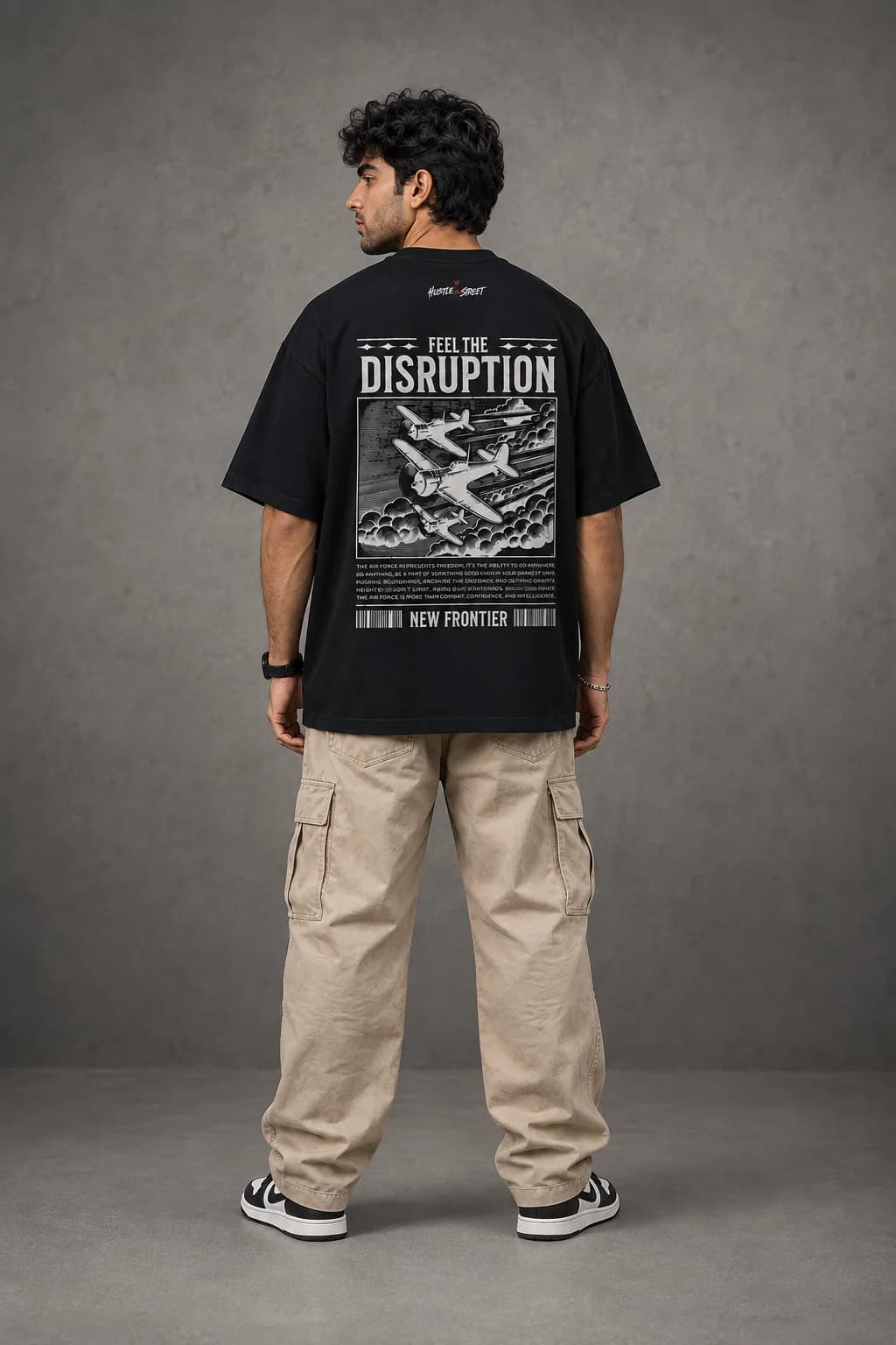 THE DISRUPTOR OVERSIZED: Back oversized model view