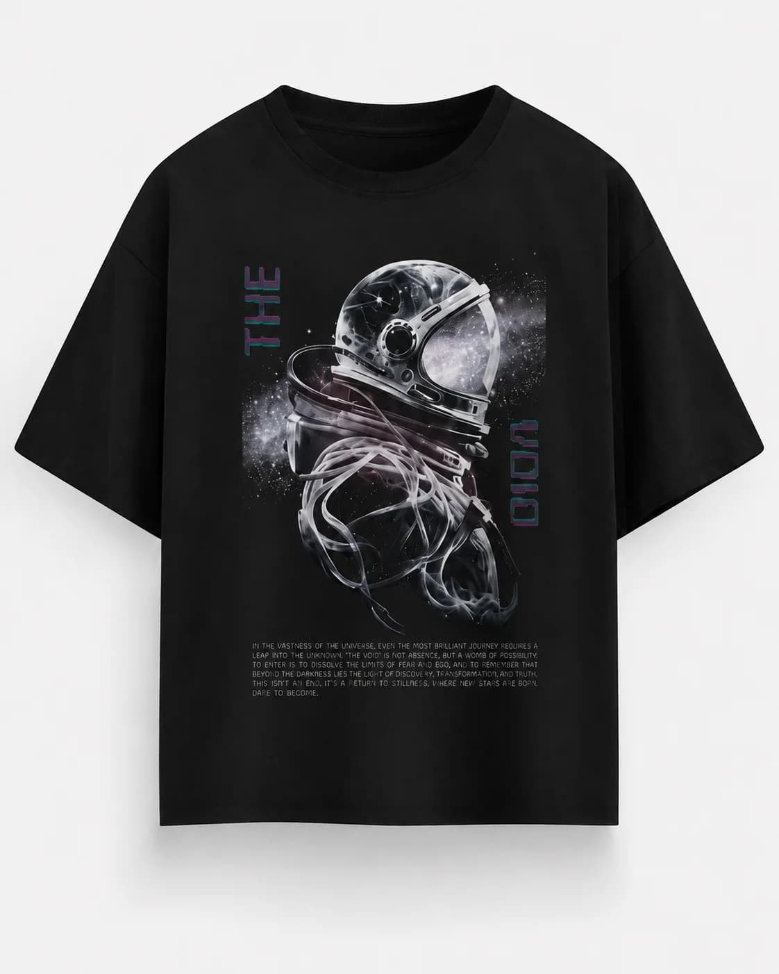 THE VOID OVERSIZED Front oversized flatlay view