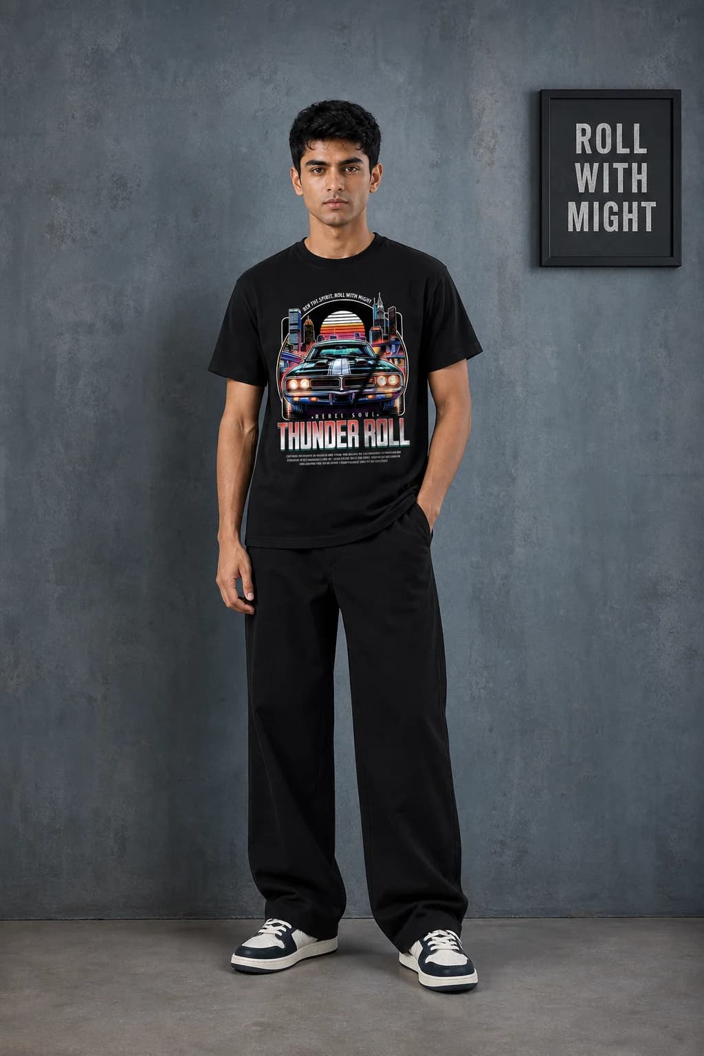 THUNDER ROLL: Front model alternate view 1