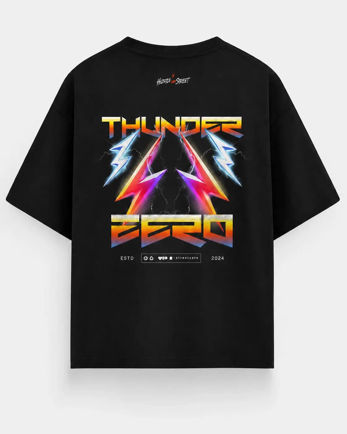THUNDER ZERO OVERSIZED Back oversized flatlay view