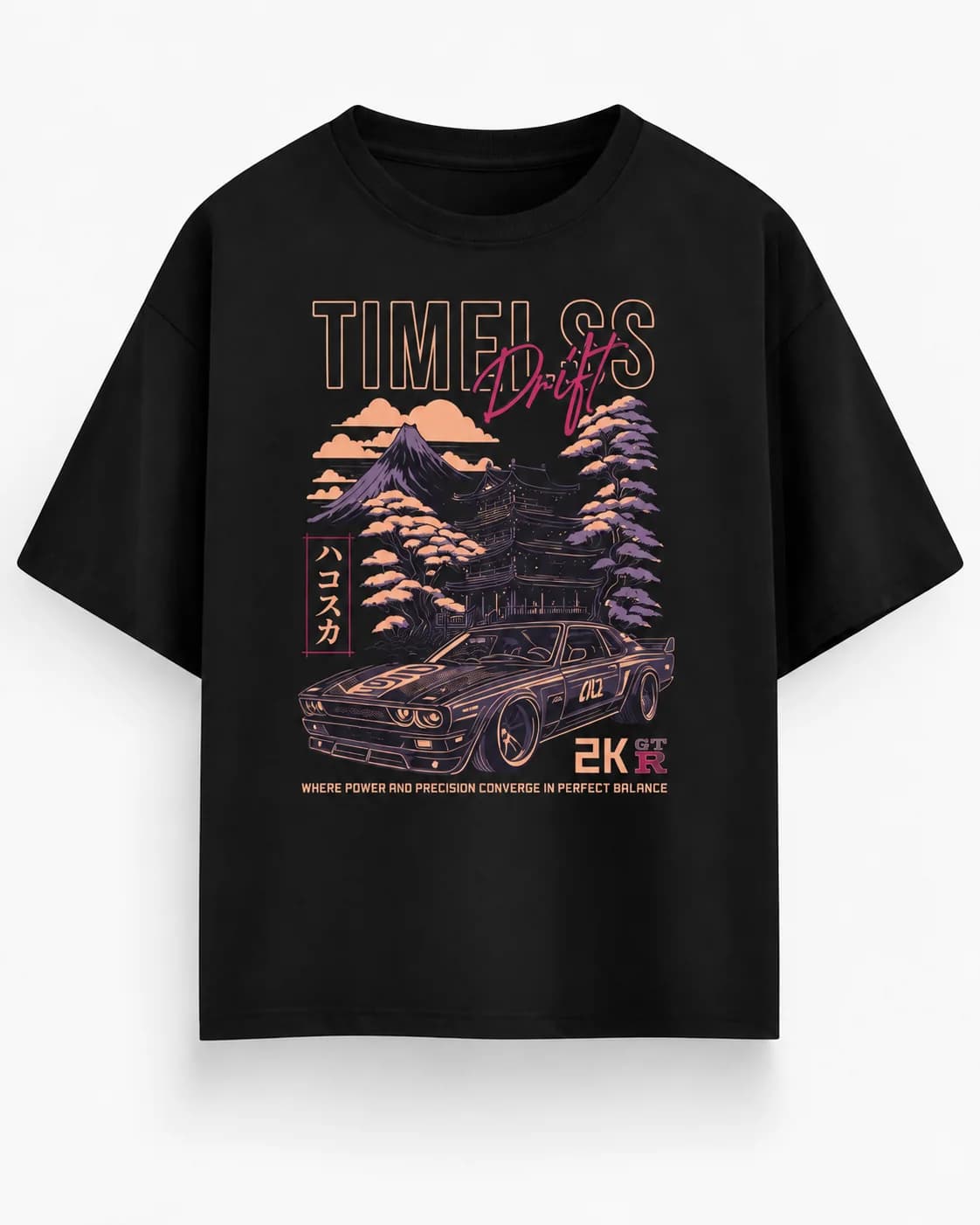 TIMELESS DRIFT OVERSIZED Front oversized flatlay view