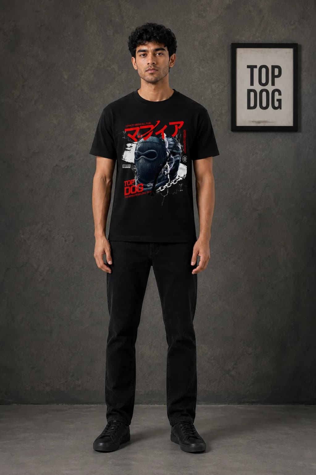 TOP DOG: Front model view