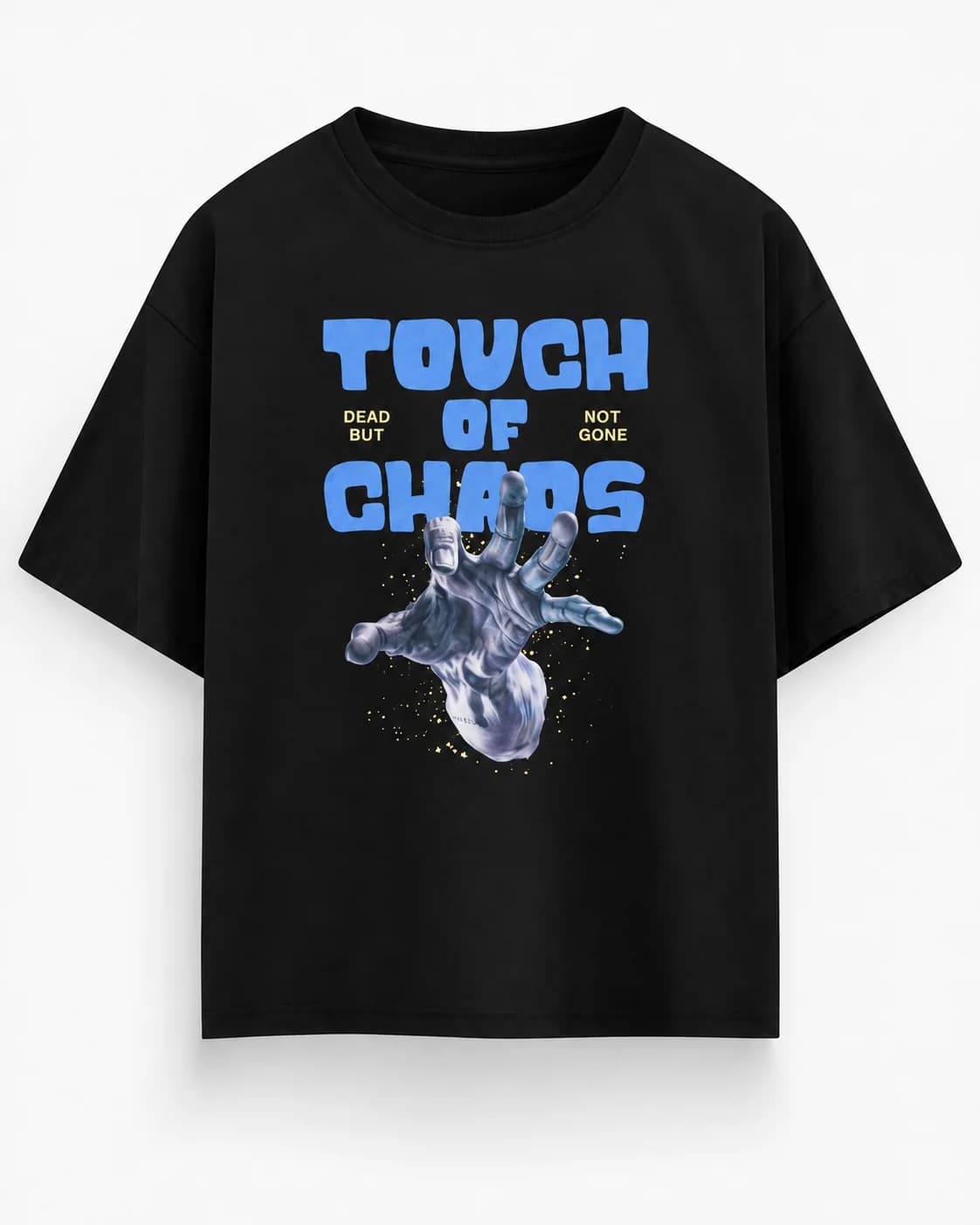 TOUCH OF CHAOS OVERSIZED Front oversized flatlay view