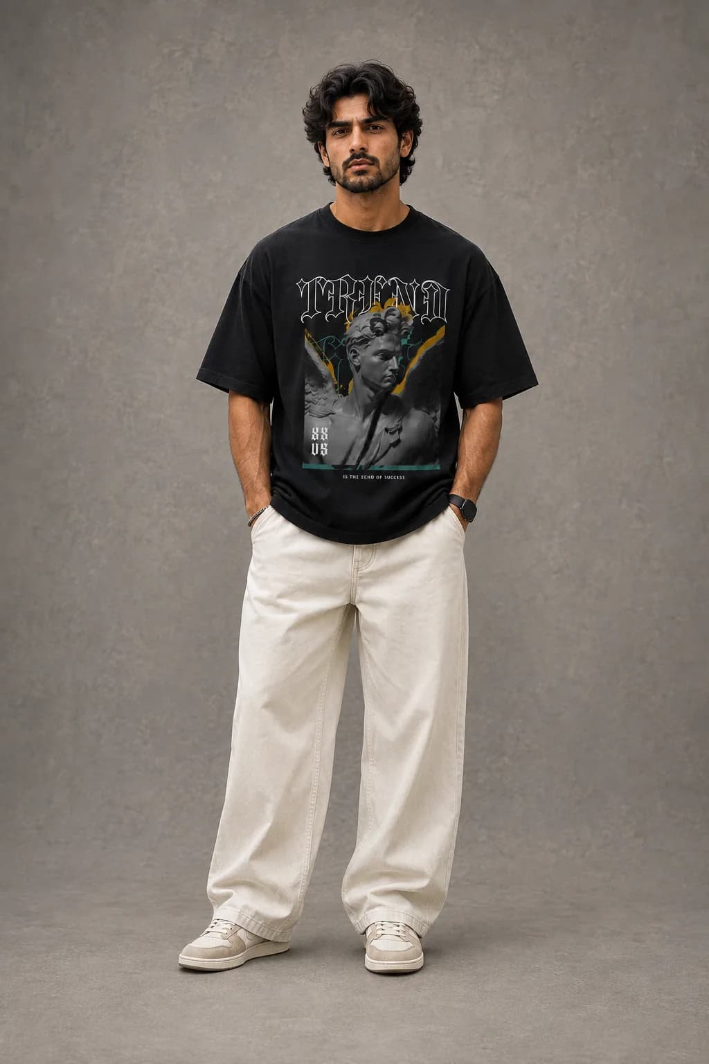 TREND OVERSIZED: Front oversized model view