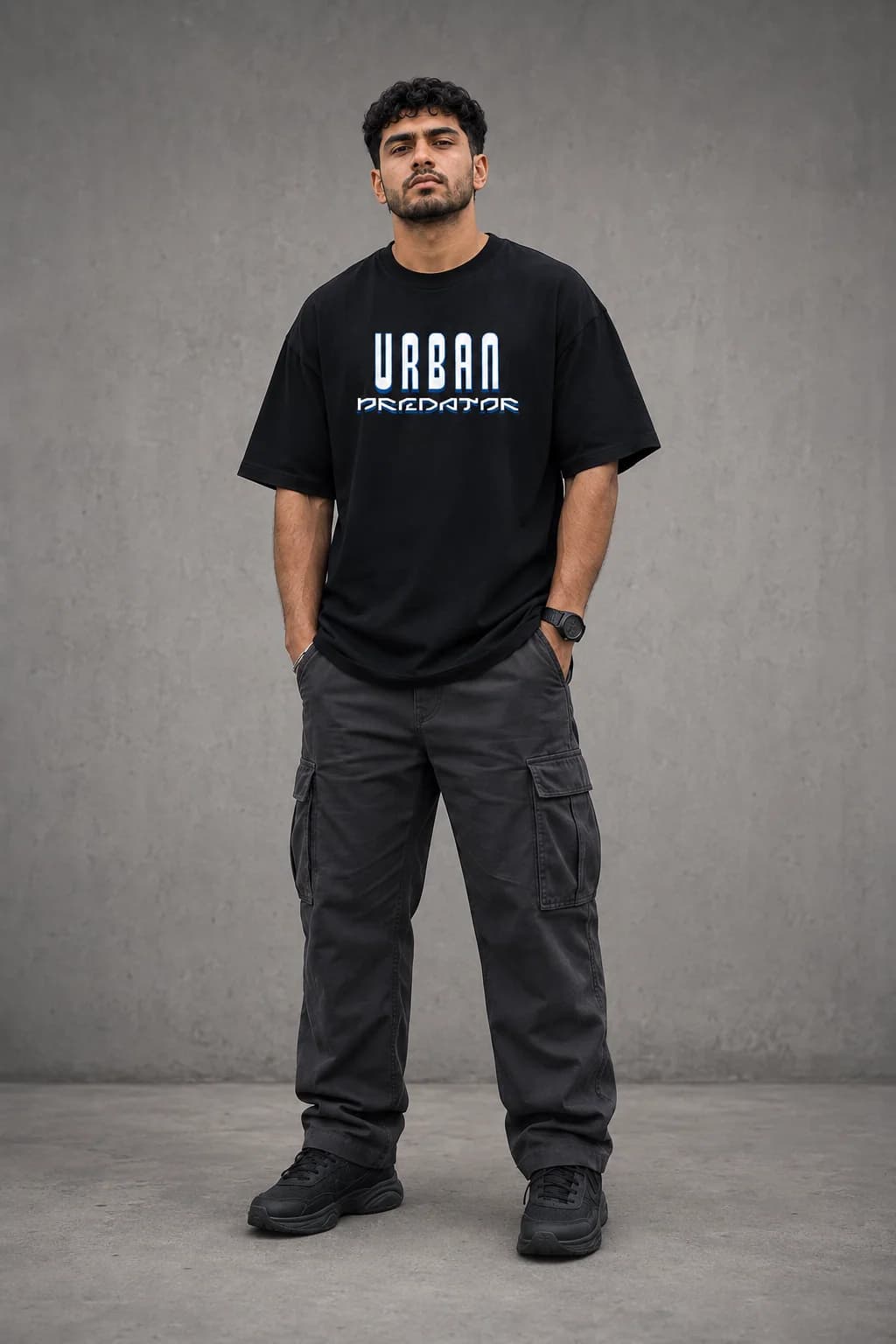 URBAN PREDATOR OVERSIZED: Front oversized model view