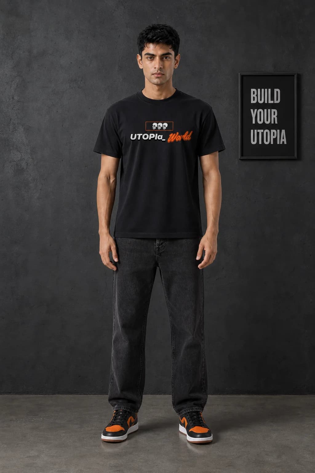 UTOPIA WORLD: Front model view