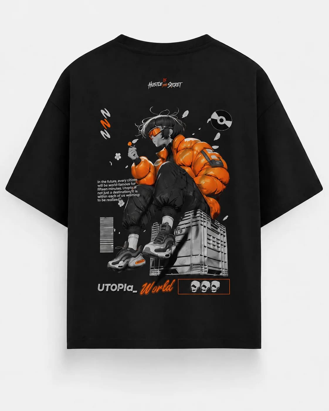 UTOPIA WORLD OVERSIZED Back oversized flatlay view