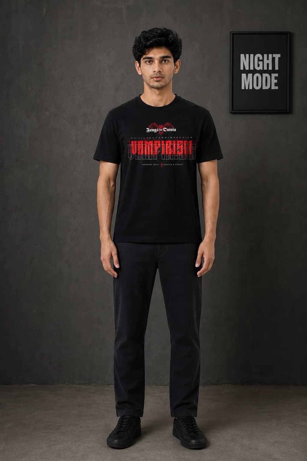 VAMPIRISM: Front model view
