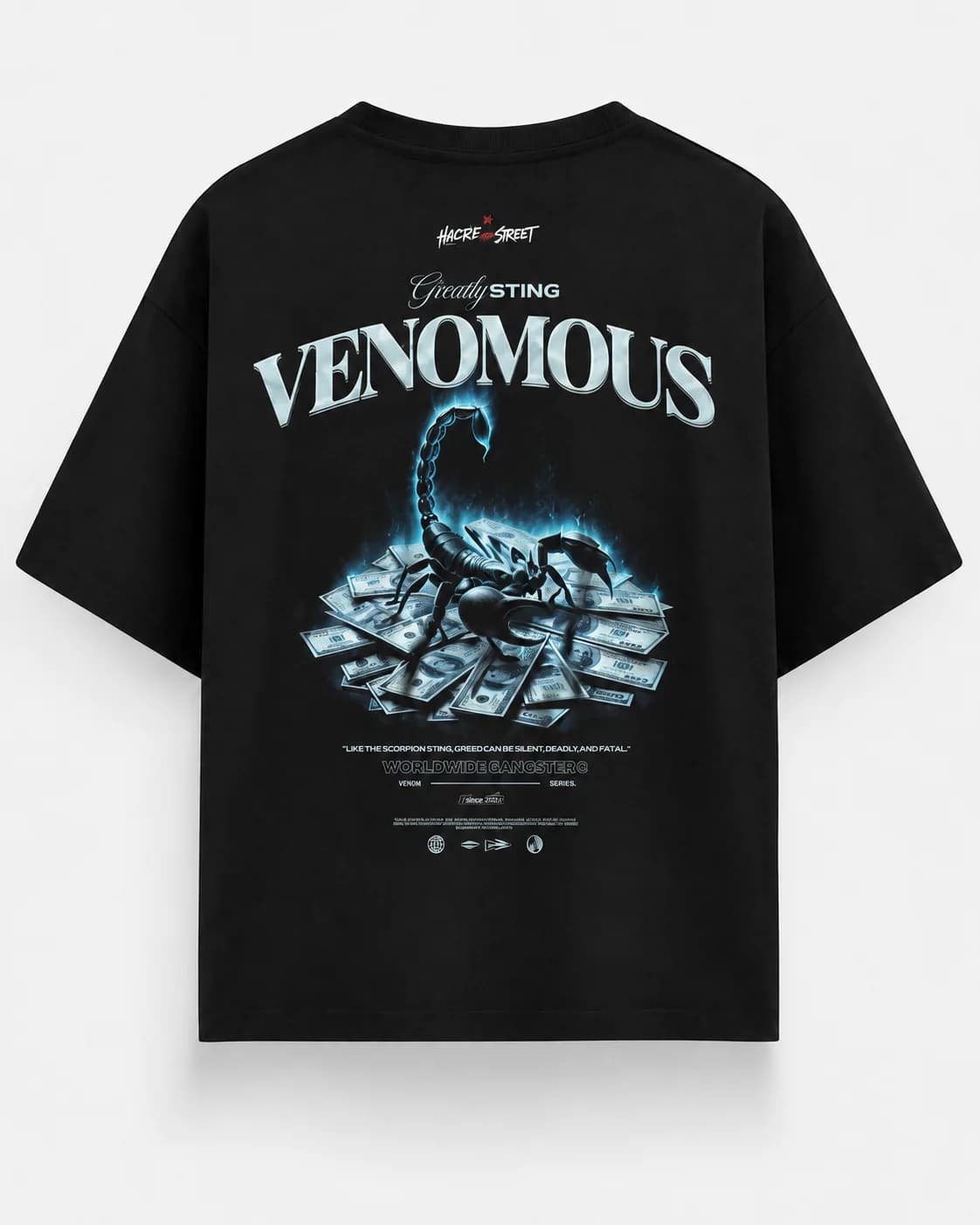 VENOMOUS OVERSIZED Back oversized flatlay view