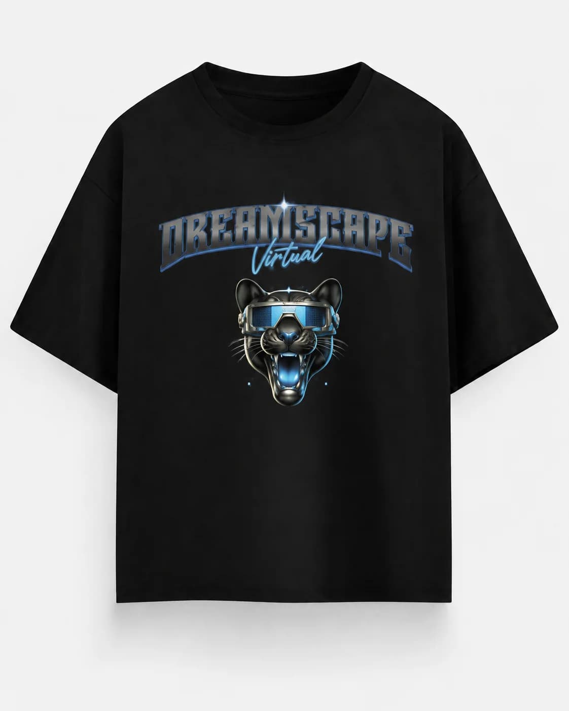 VIRTUAL DREAMSCAPE OVERSIZED Front oversized flatlay view